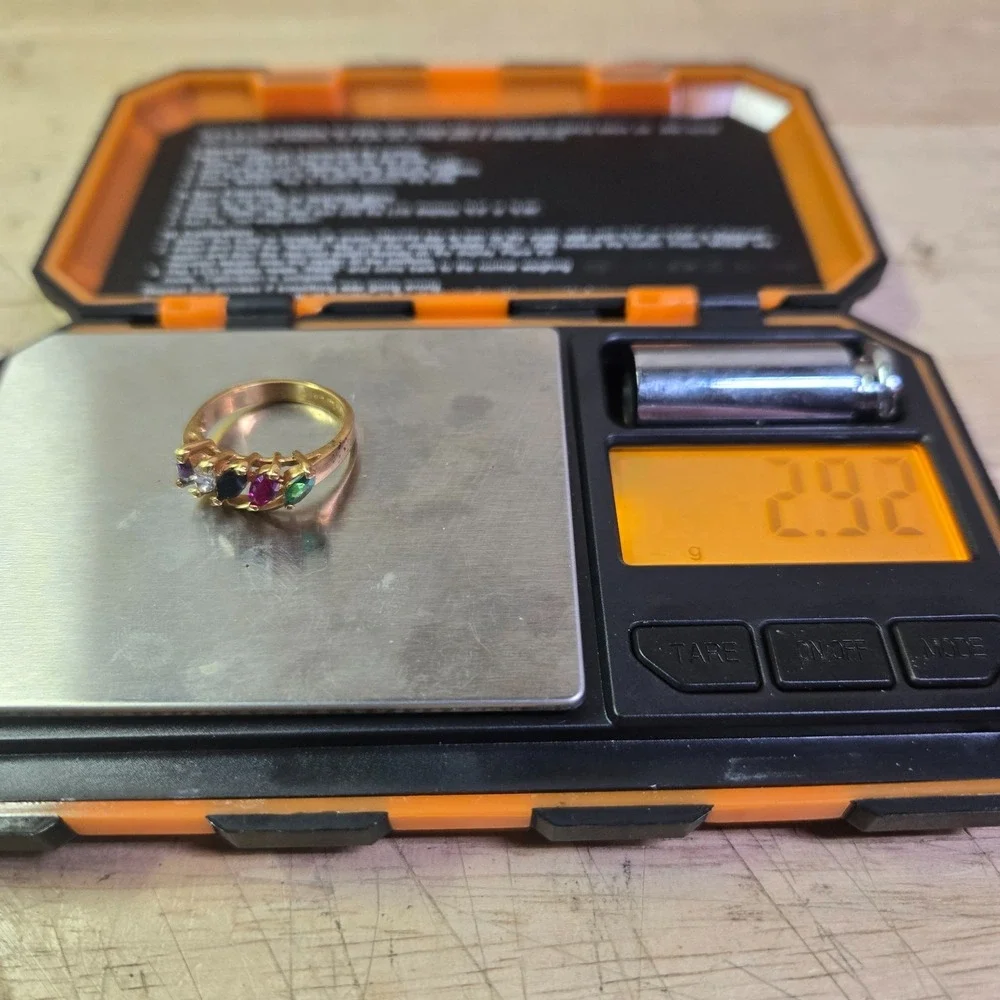 14kt HGE Lind gold ring. size 13